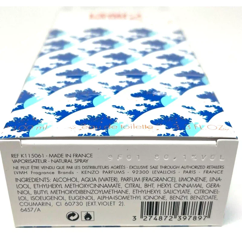 KENZO L'EAU 2 KENZO by Kenzo Travel Exclusive 3.3 oz EDT Men's Cologne NIB - Image 4