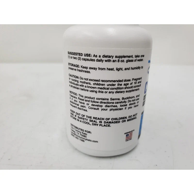 Keto TRIM TUMMY KETO CLEANSE ADVANCE FORMULA FOR DIGESTIVE AID 500MG 60cap  EXP 10/25 - Image 3