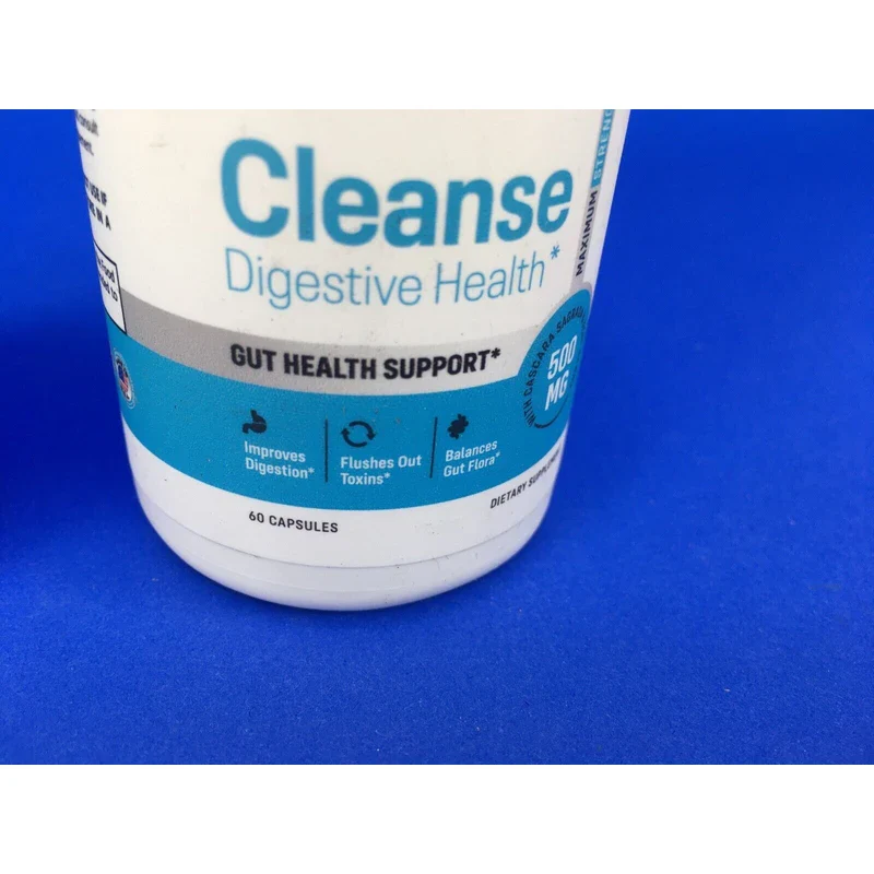 KetoBites Cleanse Digestive & Gut Health Support 500 MG 60 Capsules (Lot of 2) - Image 3