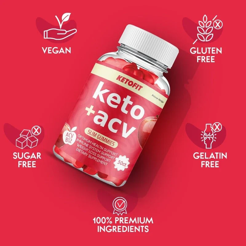 KetoFit Keto ACV Gummies, Keto Fit Max Strength ACV Gummies (1 Pack) - Image 4