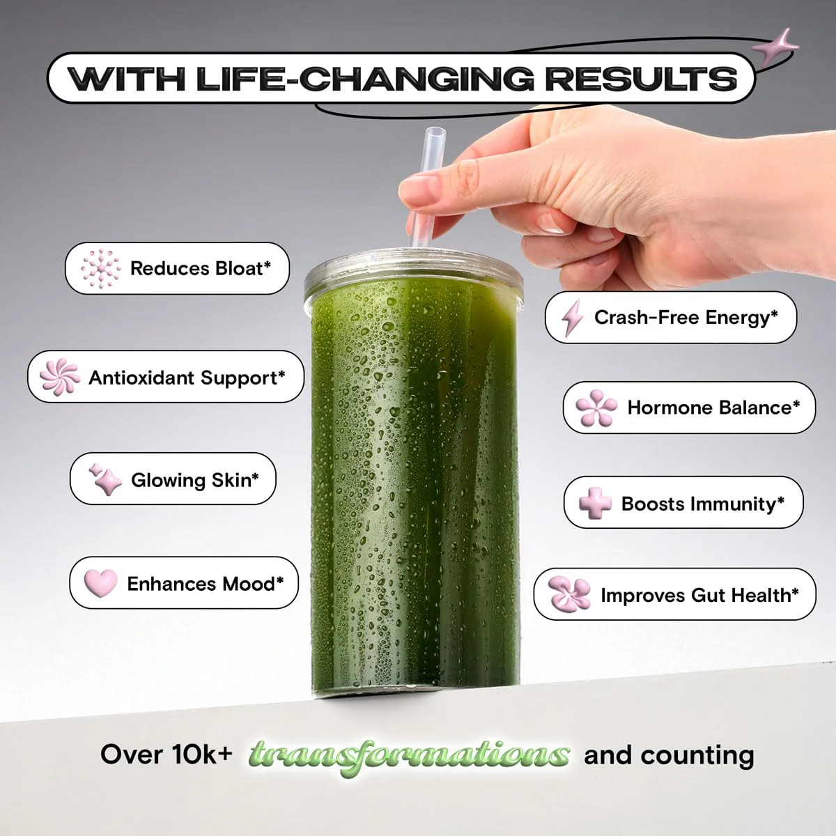 Kiala Nutrition Super Greens, Organic Greens Powder with Spirulina & Chlorella for Digestion, Gut Health, Immunity & Energy, Gluten Free, Vegan, Daily Support for Women, Mixed Berry, 30 Servings - Image 9
