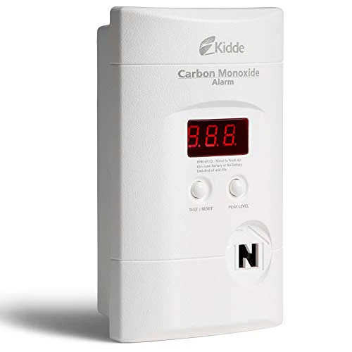 Kidde Carbon Monoxide Detector, Plug In Wall with 9-Volt Battery Backup, Digital LED Display - Image 2