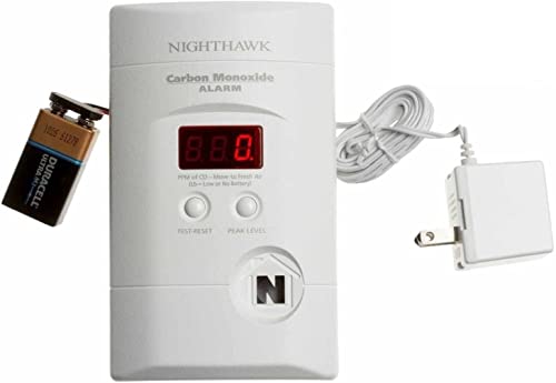 Kidde Carbon Monoxide Detector, Plug In Wall with 9-Volt Battery Backup, Digital LED Display - 6 Pack - Image 3