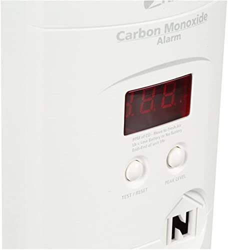 Kidde Carbon Monoxide Detector, Plug In Wall with 9-Volt Battery Backup, Digital LED Display - 6 Pack - Image 5