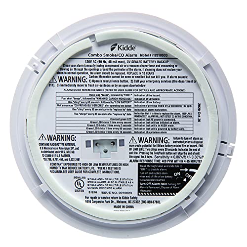 Kidde Hardwired Smoke & Carbon Monoxide Detector, 10-Year Battery Backup, Voice Alerts - Image 3