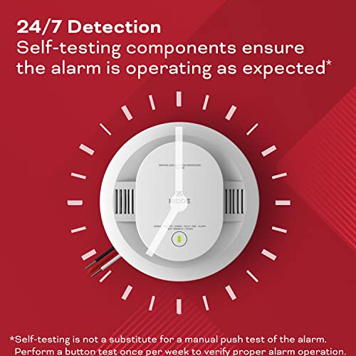 Kidde Hardwired Smoke & Carbon Monoxide Detector, AA Battery Backup, Voice Alerts, Interconnectable, LED Warning Light Indicators, 2 Pack - Image 5