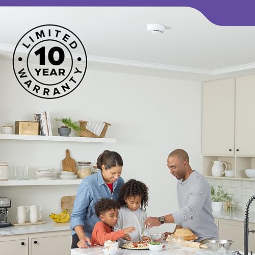 Kidde Hardwired Smoke & Carbon Monoxide Detector for Home, 10-Year Battery Backup, Interconnectable, 3-Pack - Image 4