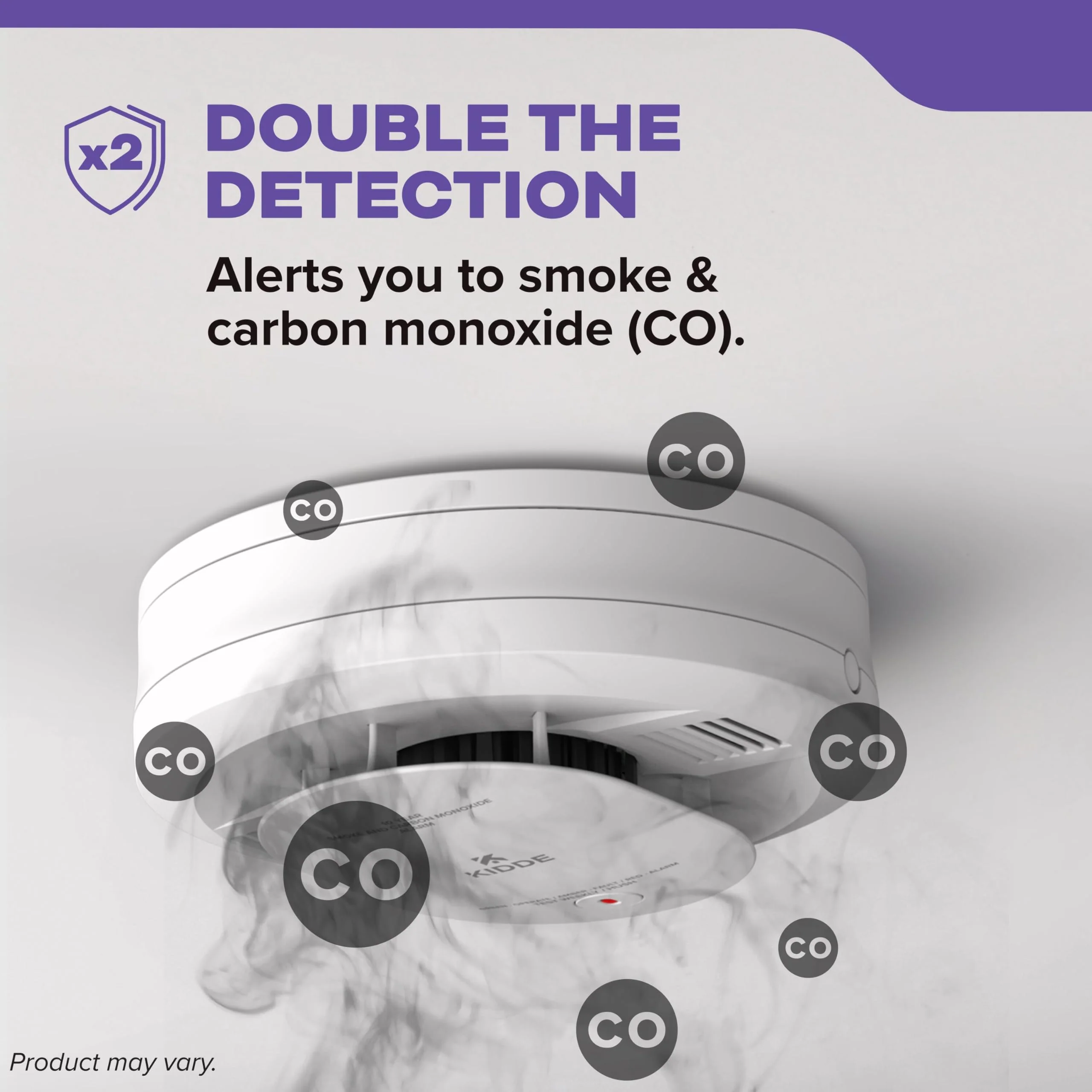 Kidde Hardwired Smoke & Carbon Monoxide Detector for Home, 10-Year Battery Powered, LED Notifications, 3-Pack - Image 12