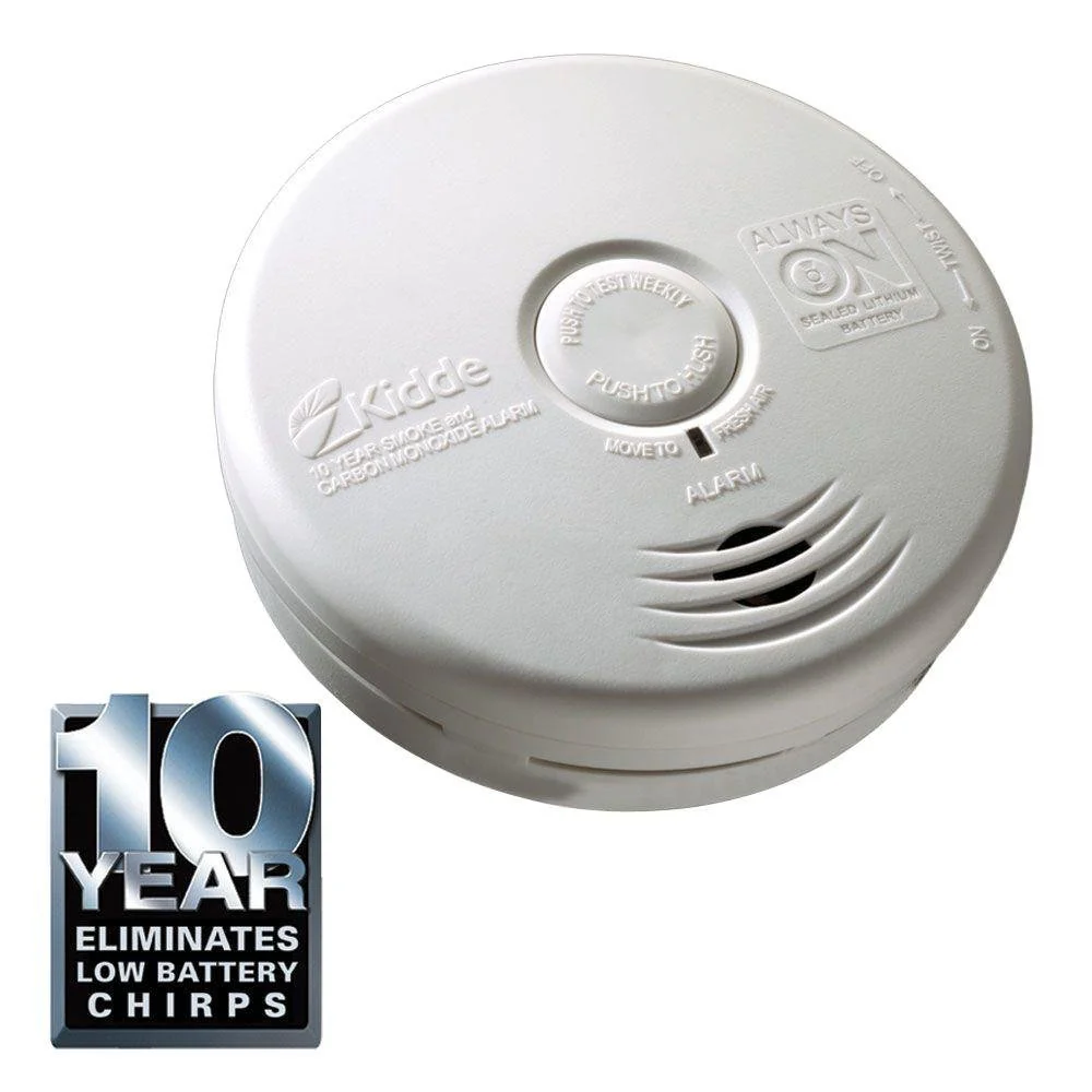 Kidde P3010K-CO Worry-Free Kitchen Photoelectric Smoke and Carbon Monoxide Alarm with 10 Year Sealed Battery - Image 7