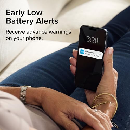 Kidde Smart Smoke and Carbon Monoxide Detector, Ring App Enabled for Real-Time Notifications, Hardwired Alarm, AA Backup Battery - Image 6