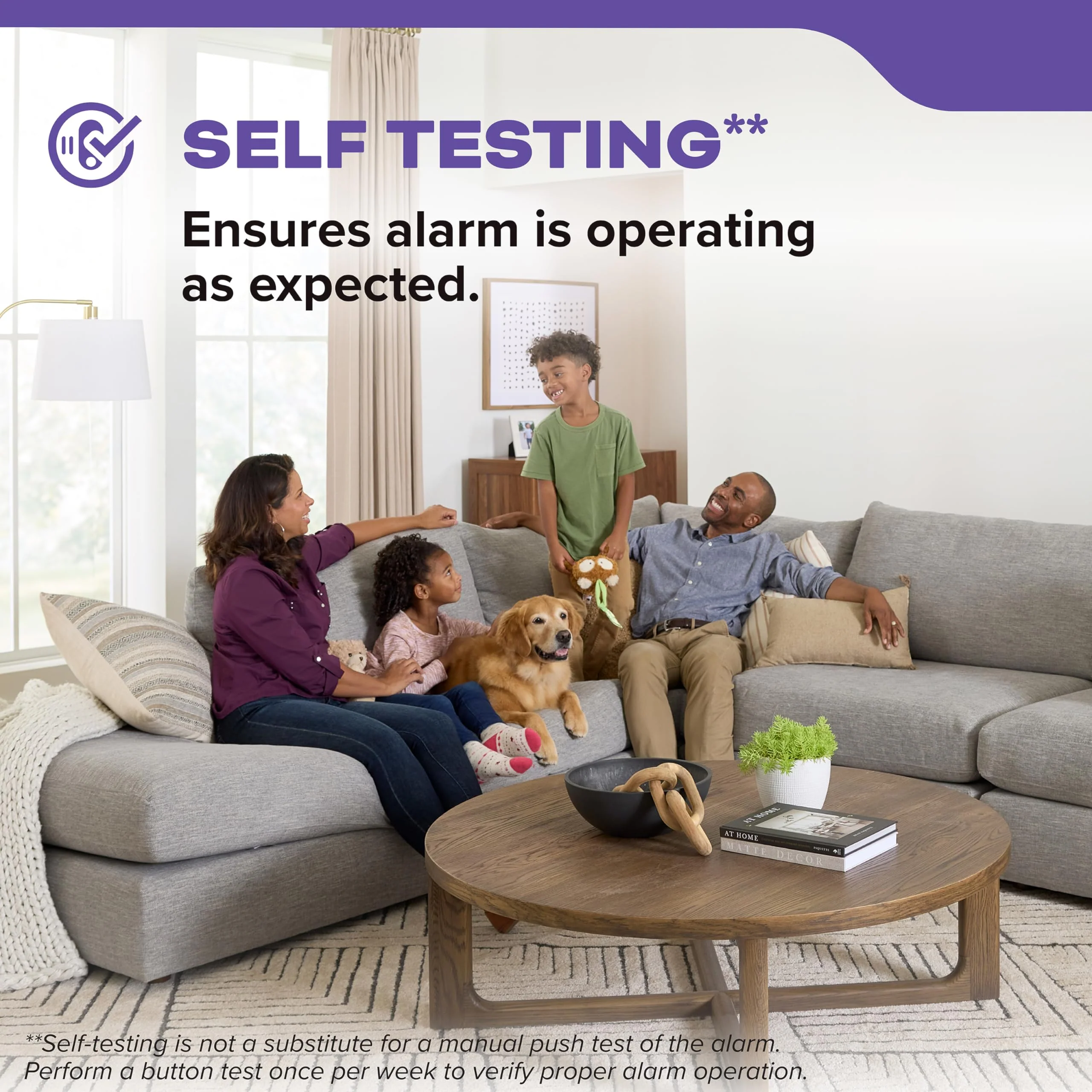 Kidde Smoke & Carbon Monoxide Detector, 10-Year Battery Powered, LED Warning Light Indicators, 2 Pack - Image 8