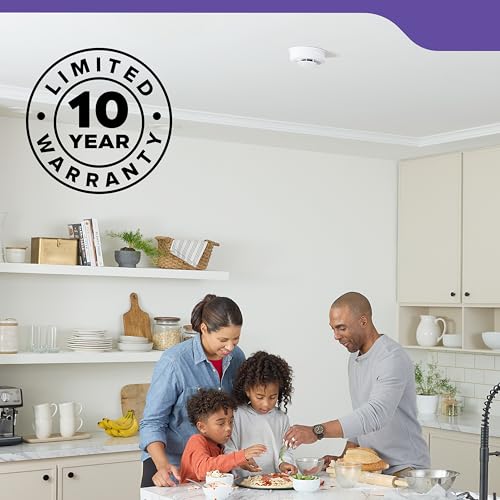 Kidde Smoke & Carbon Monoxide Detector, 10-Year Battery Powered, Voice Alerts, LED Warning Light Indicators - Image 4