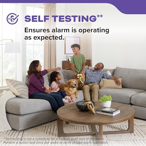 Kidde Smoke & Carbon Monoxide Detector, AA Battery Powered, Voice Alerts, LED Warning Light Indicators, 30CUDR-V - Image 6