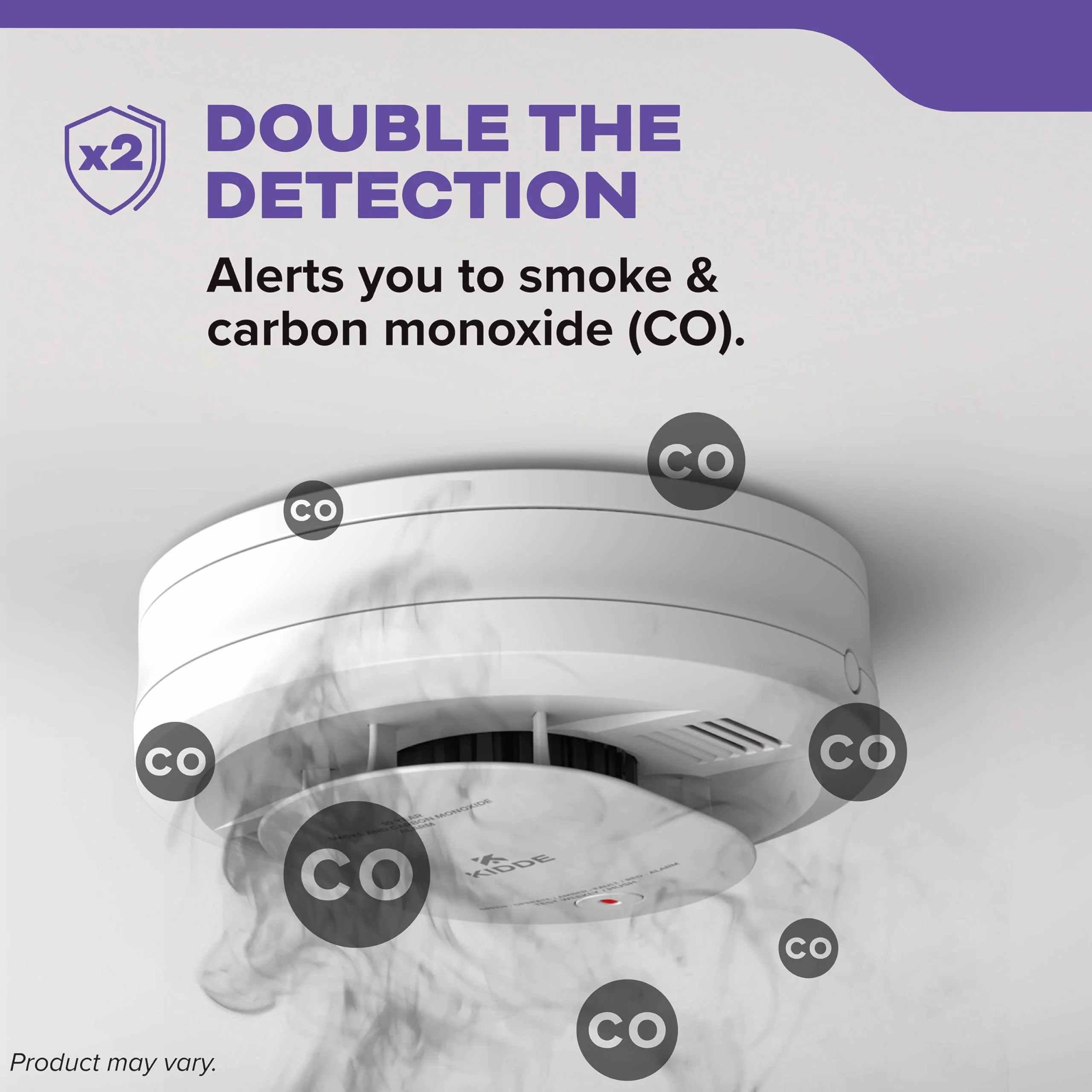 Kidde Smoke & Carbon Monoxide Detector with Smoke Detector, 10-Year Battery - Image 5