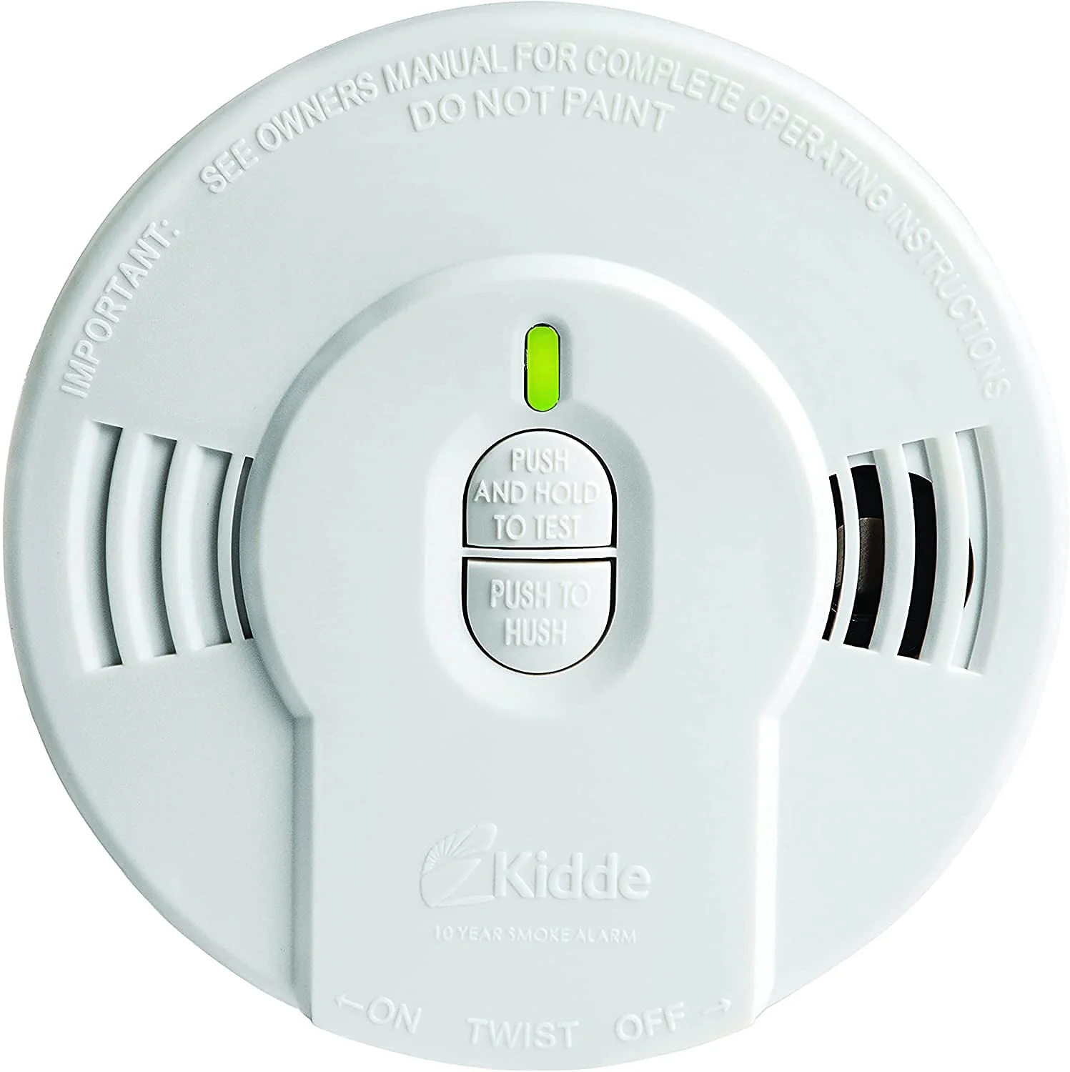 Kidde Smoke Detector, 10-Year Battery, LED Indicators, Replacement Alert, Test-Reset Button & Smoke & Carbon Monoxide Detector, AA Battery Powered, LED Warning Light Indicators - Image 7