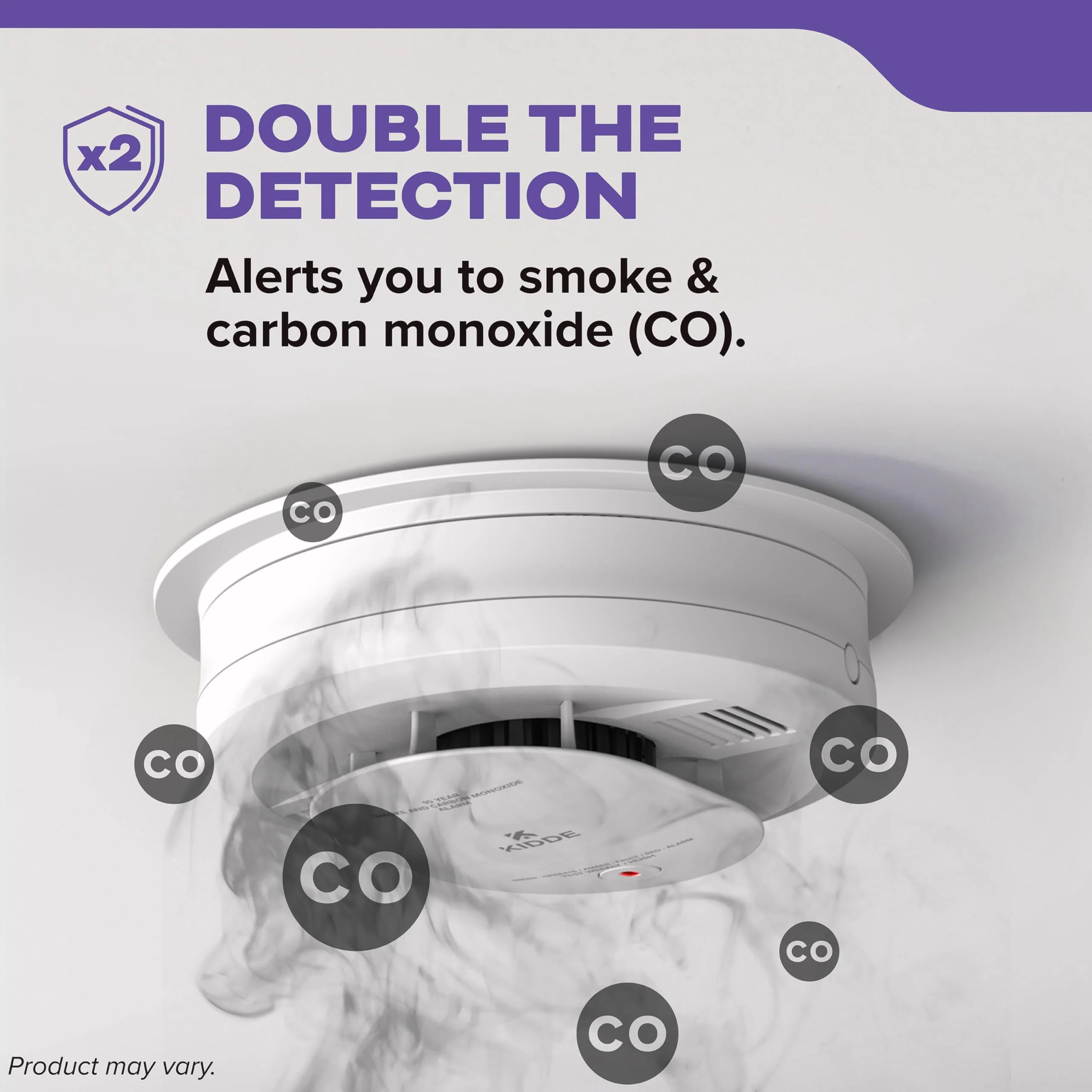 Kidde Smoke Detector, AA Battery Powered, LED Warning Light Indicators, 1 Pack, White, 30CUAR - Image 12