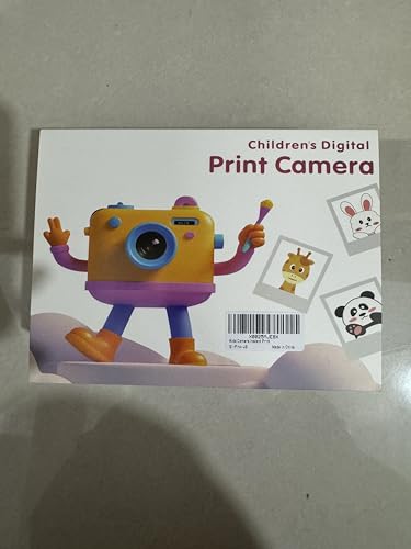 Kids Camera Instant Print, Christmas Birthday Gifts Toys for Girls Boys Age 4 5 6 7 8 9 10 11 12 Years Old,1080P HD Dual Lens Selfie Digital Camera with 5 Rolls Print Paper Stickers Pens 32G Card - Image 7