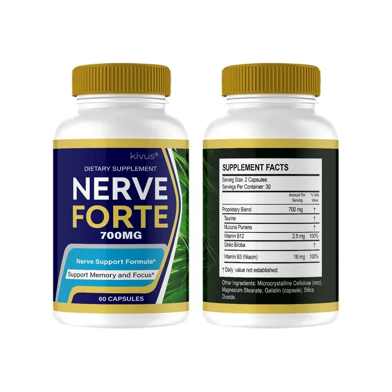 kivus Nerve Forte - Nerve Forte Dietary Supplement, 60 Capsules - Specification: Default - Image 7