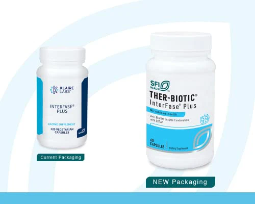 Klaire Labs Interfase Plus - Enzyme Combination to Disrupt biofilm Matrix + EDTA - Gastrointestinal System, Gut Flora, Biofilm & Detox Support (60 Capsules) - Image 6