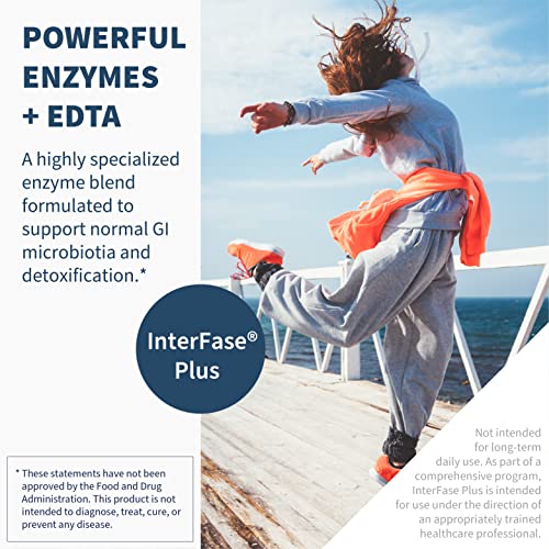Klaire Labs Interfase Plus - Enzyme Combination to Disrupt biofilm Matrix + EDTA - Gastrointestinal System, Gut Flora, Biofilm & Detox Support (60 Capsules) - Image 8