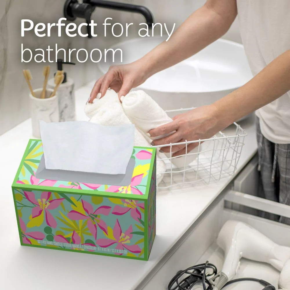 Kleenex Disposable Paper Hand Towels, 6 Boxes, 60 Tissues per Box (360 Total Tissues), Packaging May Vary - Image 4