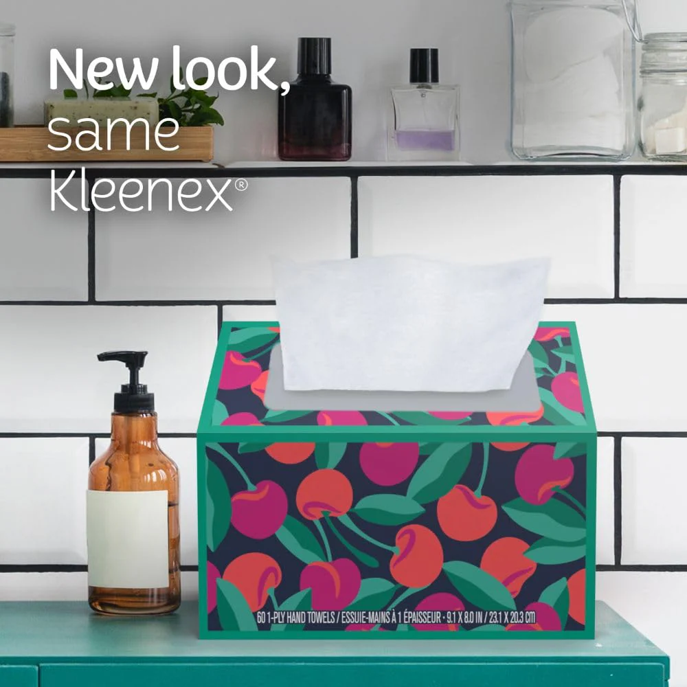Kleenex Disposable Paper Hand Towels, 6 Boxes, 60 Tissues per Box (360 Total Tissues), Packaging May Vary - Image 5