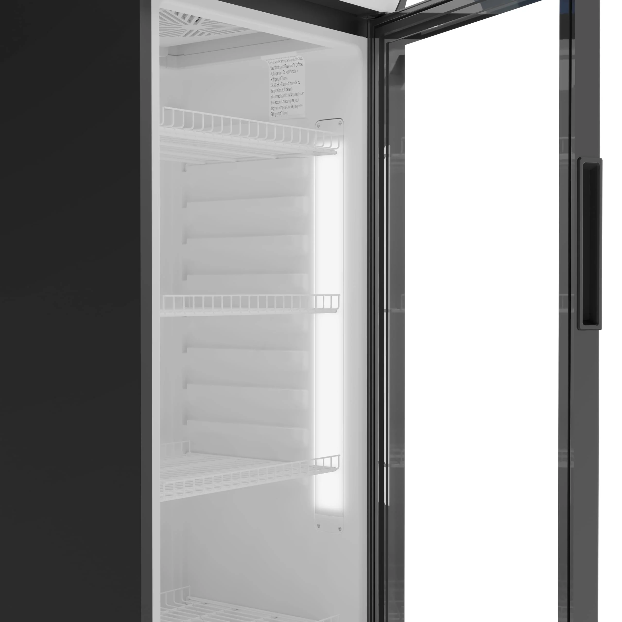 KoolMore MDR-9CP Display-Refrigerator, 9 cu.ft. Single Swing Door, Black - Image 4