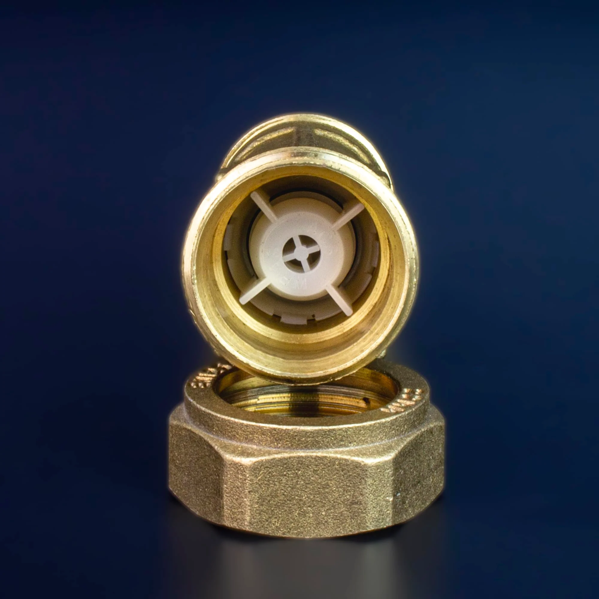 Kudos-Trading - 22mm DZR Double Check Valve WRAS Approved Compression Fitting Non Return Valve One Way Issolation Valves - Image 8