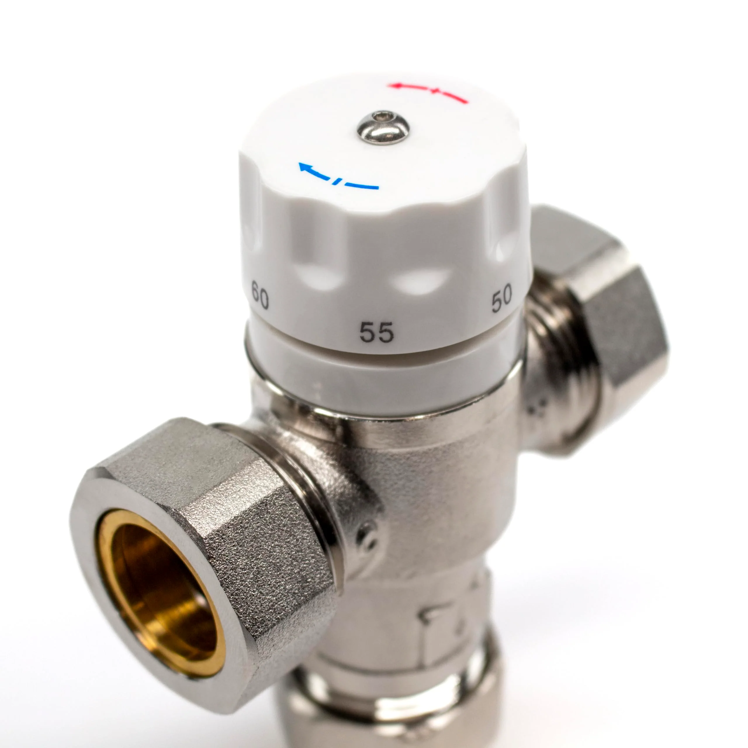 Kudos-Trading - Bastion 22mm Heatguard UFH Blending Valve for Lowering The Water Temperature Required with Water Based Underfloor Heating Systems Thermostatic Mixing Valve for Domestic Hot Water. - Image 3