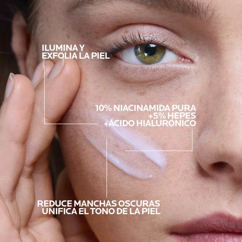 La Roche Posay Pure Niacinamide 10 Serum Facial Anti manchas Despigmentante con Niacinamida para todo tipo de piel incluso piel sensible 30 ml - Image 6