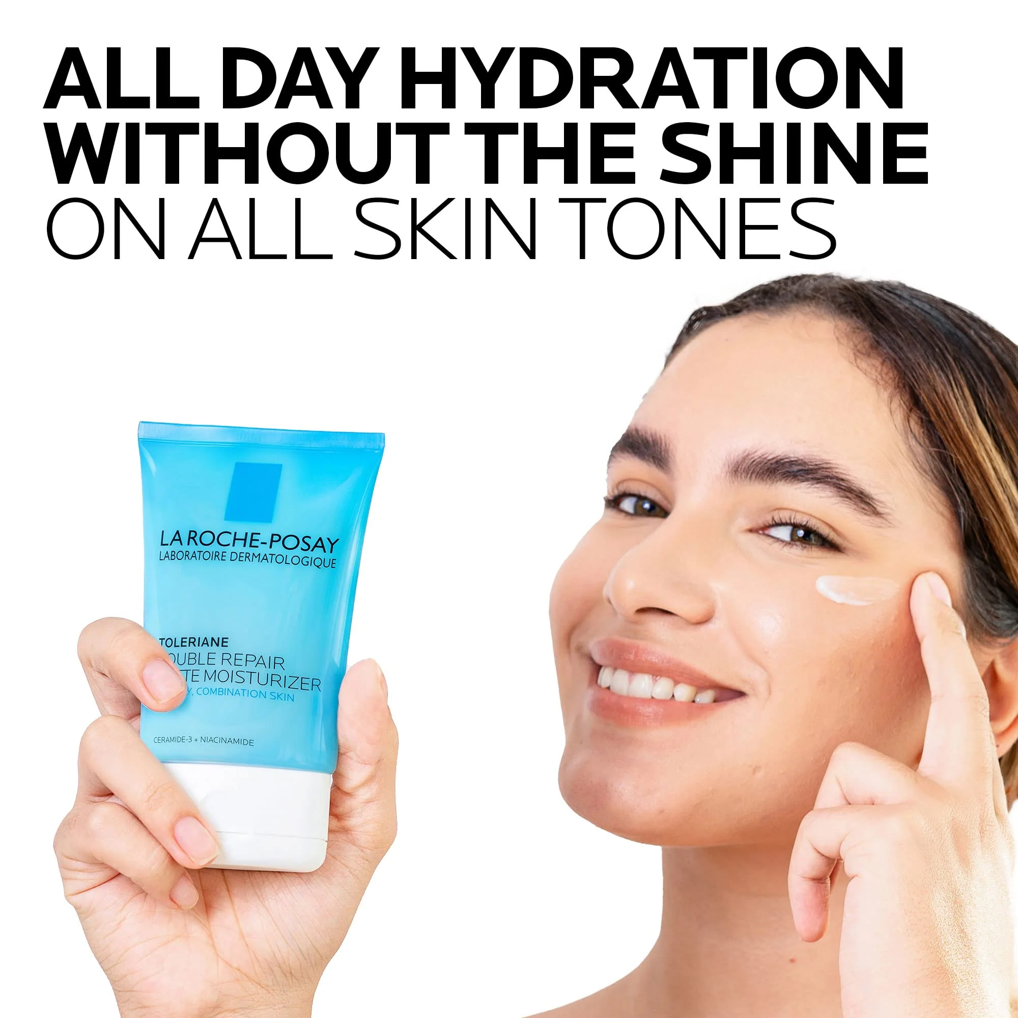 La Roche-Posay Toleriane Double Repair Matte Face Moisturizer, Daily Moisturizer For Oily Skin With Ceramide And Niacinamide For All Skin Tones, Oil Free, Non-Comedogenic - Image 7