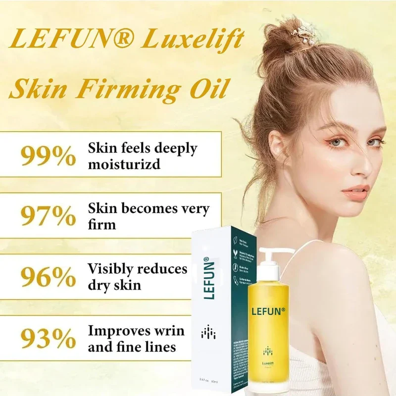 LEFUN Skin Firming oil, 60 ML Lefun Skin Firming Rejuvenating oil, Lefun Rejuvenating Oil Serum, Skin Firming Serum for Face and Body, For All Skin Types (2PC) - Image 2