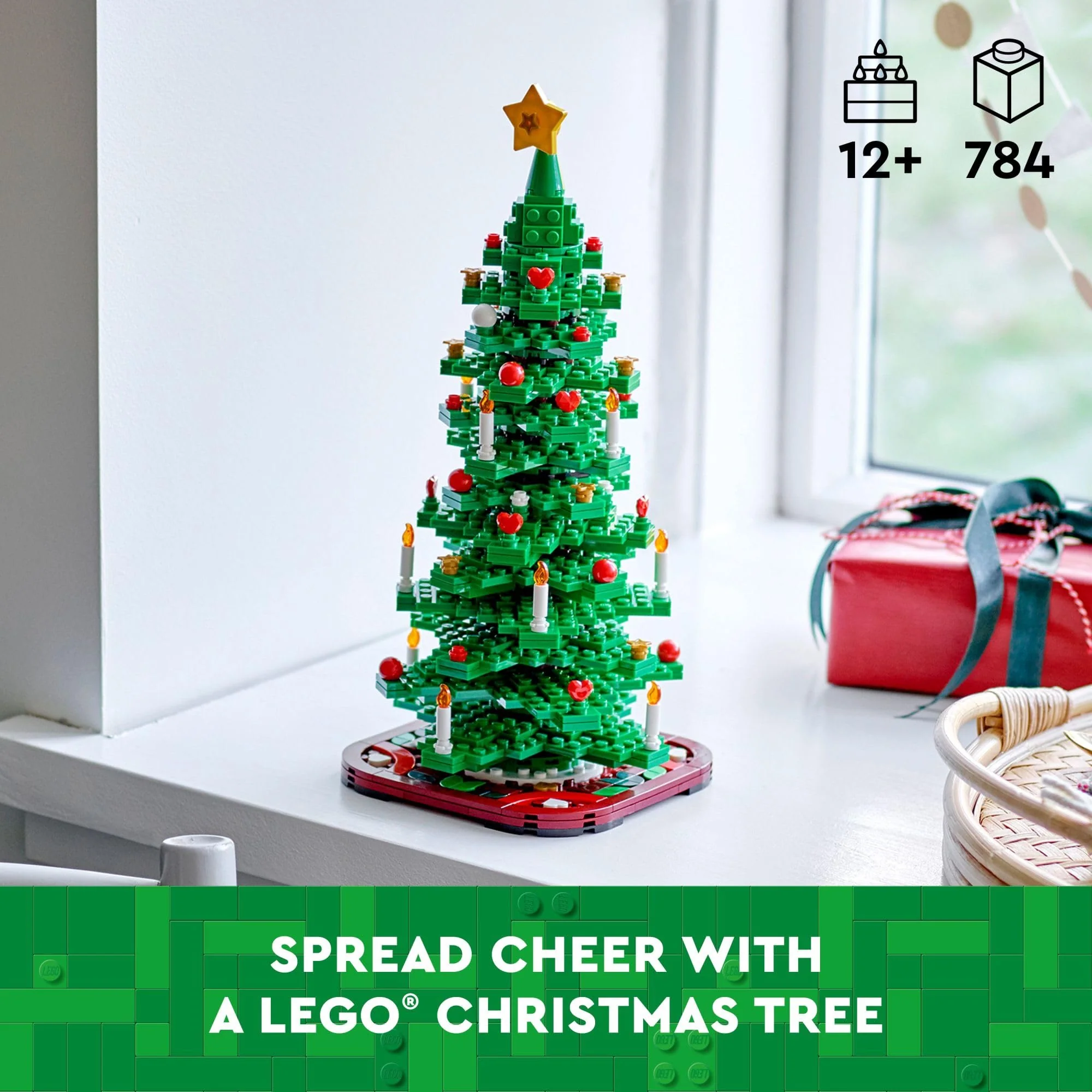 LEGO Christmas Tree - Building Toys for Kids, Boys & Girls, Ages 12+ - Mini Christmas Tree Decorations for Tabletop & Home - Gifts for Boys & Girls - 40573 - Image 7