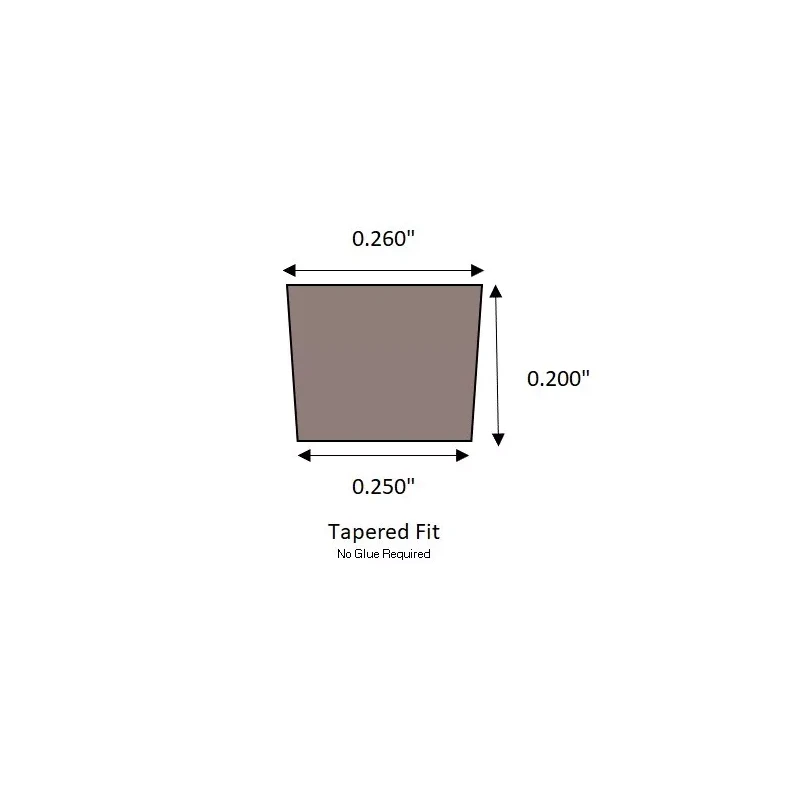 Lehzer Plugs New 1/4" Composite Deck Plugs - "TimberTech Sea Salt Gray" - Image 4