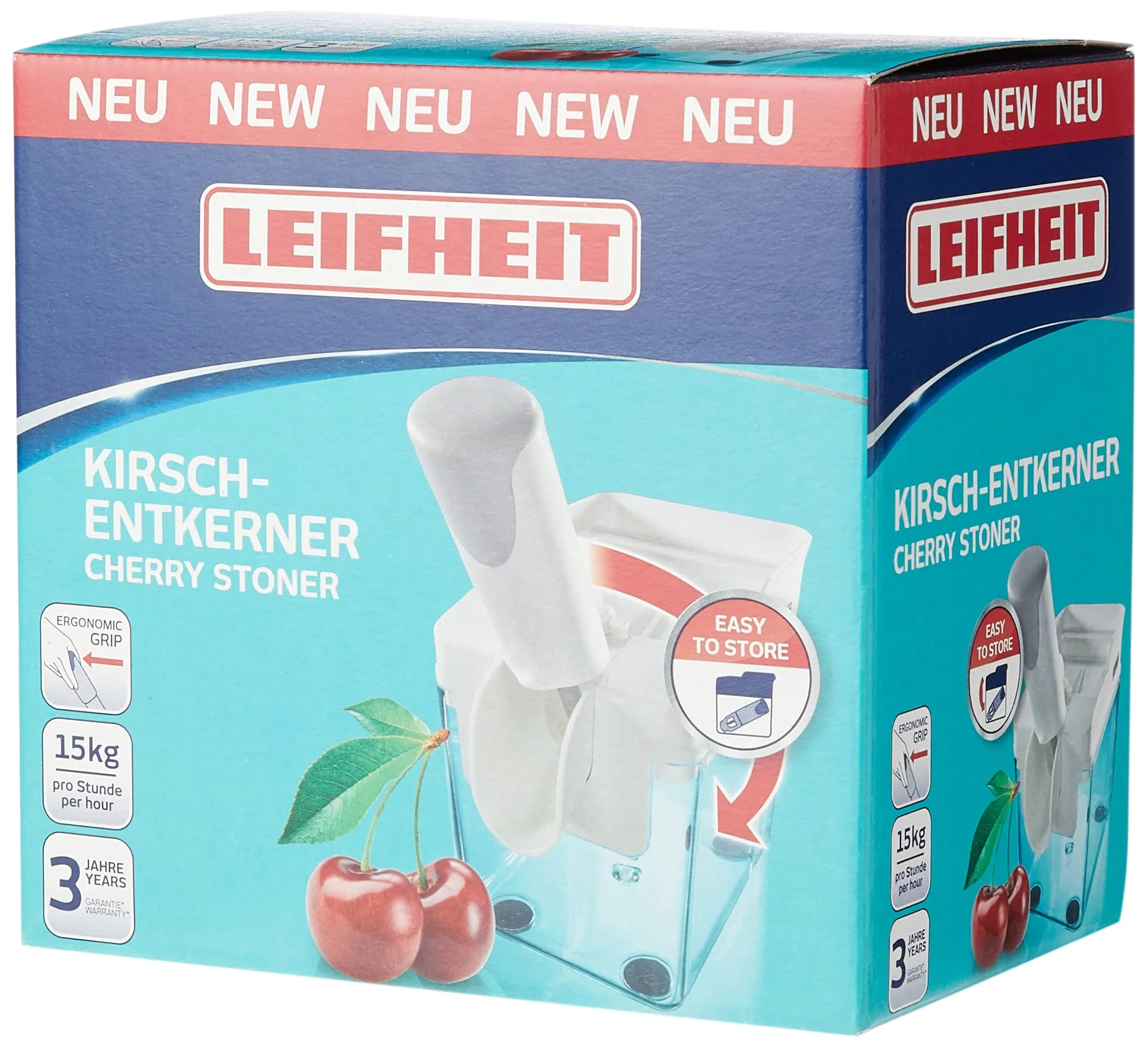 Leifheit 37211 Cherry Pitter, Plastic - Image 7