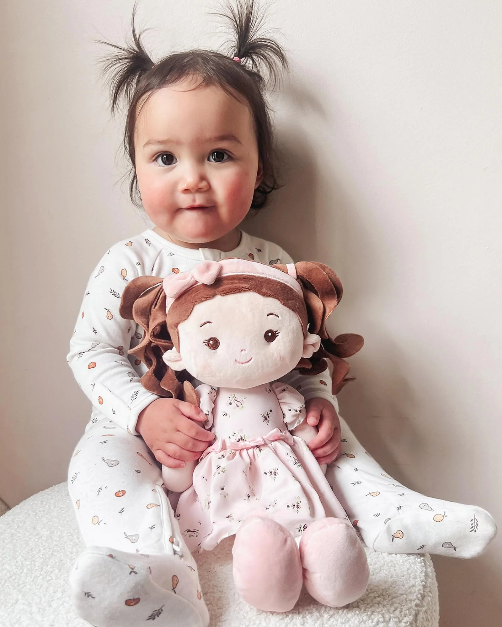 LeyaDoll Soft Baby Doll Toys (16''), My First Baby Rag Doll for 1 Year-Old Girl Birthday Gift, Christmas Plush Toys Gift for Toddler Kids Infants -Princess Breeze - Image 5