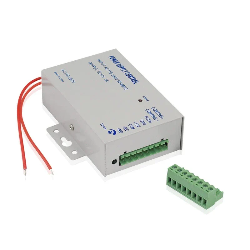 LIBO Smart Home Access Control Power Supply K80 Power Switch DC 12V 3A/5A AC 110~260V for All Types Access Control System Door Lock with Time Delay (K803A) - Image 3