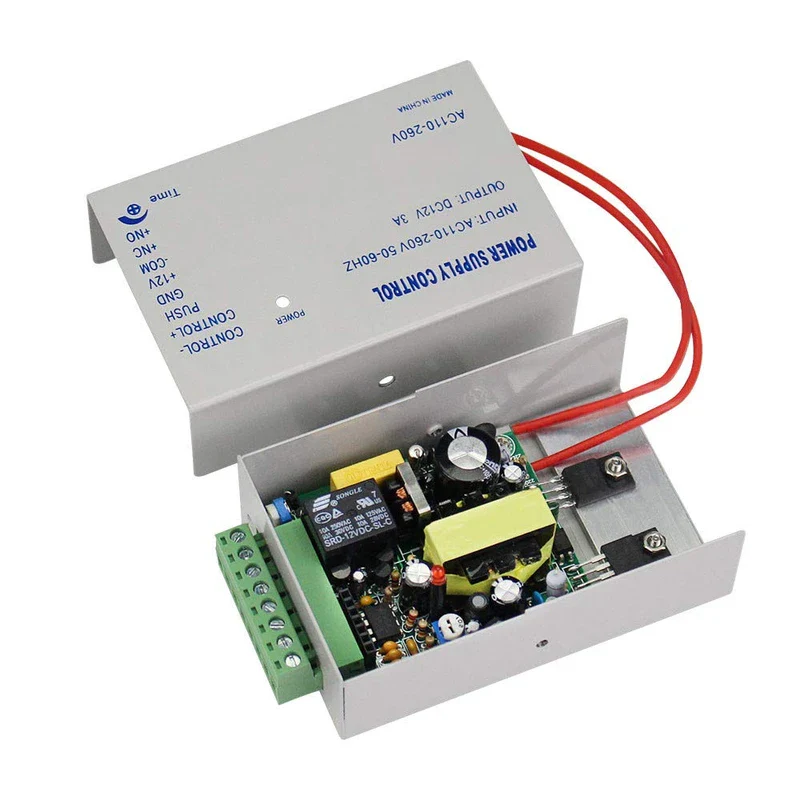 LIBO Smart Home Access Control Power Supply K80 Power Switch DC 12V 3A/5A AC 110~260V for All Types Access Control System Door Lock with Time Delay (K803A) - Image 4