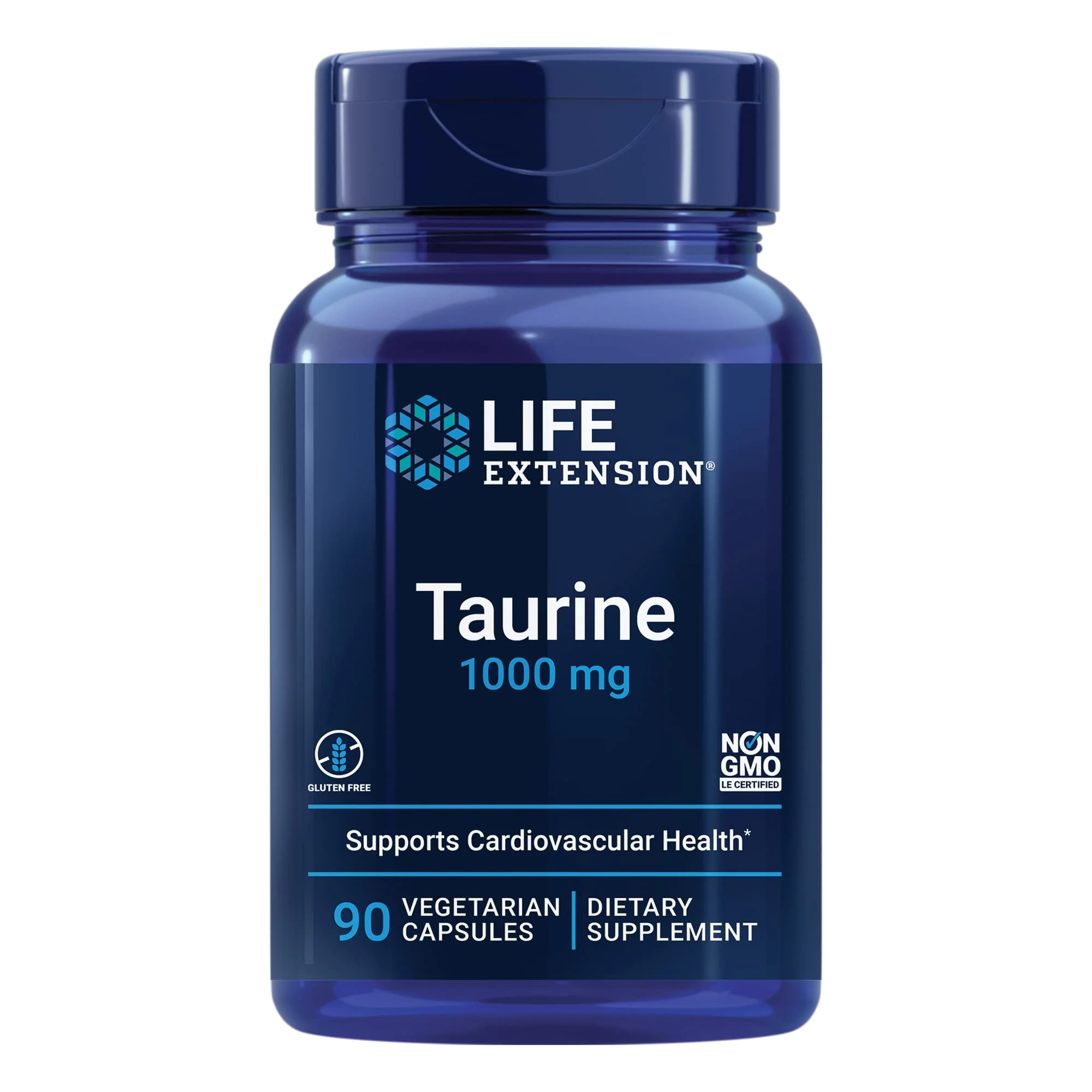 Life Extension Glycine 1000 mg, Promotes Relaxation, Healthy Sleep & Taurine, Pure Taurine Amino Acid Supplement, Heart, Liver and Brain Health - Image 3