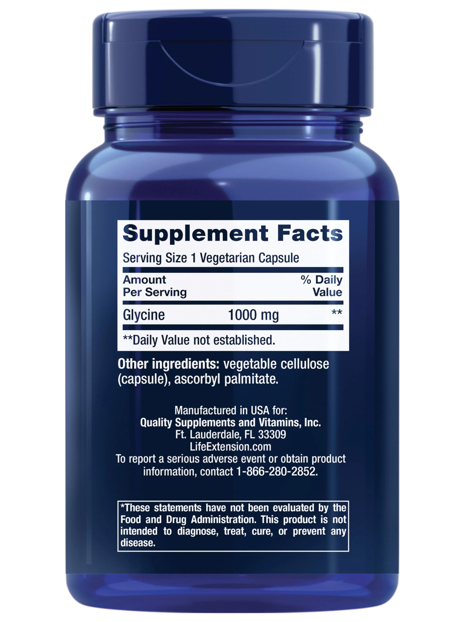 Life Extension Glycine 1000 mg, Promotes Relaxation, Healthy Sleep & Taurine, Pure Taurine Amino Acid Supplement, Heart, Liver and Brain Health - Image 5