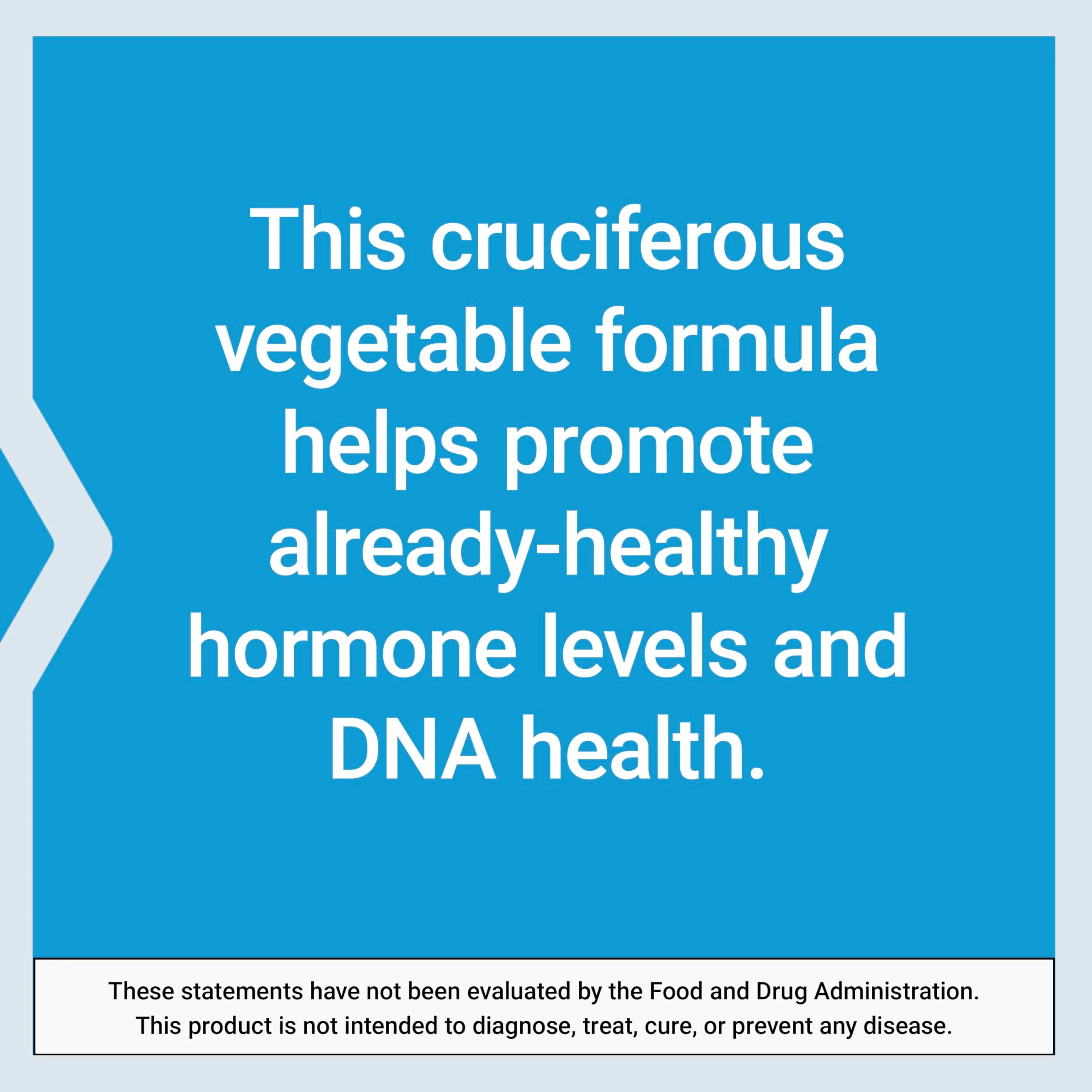 Life Extension Triple Action Cruciferous Vegetable Extract, 60 Vegetarian Capsules—Helps Maintain DNA Health & Already-Healthy Hormone Levels - Non-GMO, Gluten-Free, Vegetarian - Image 5