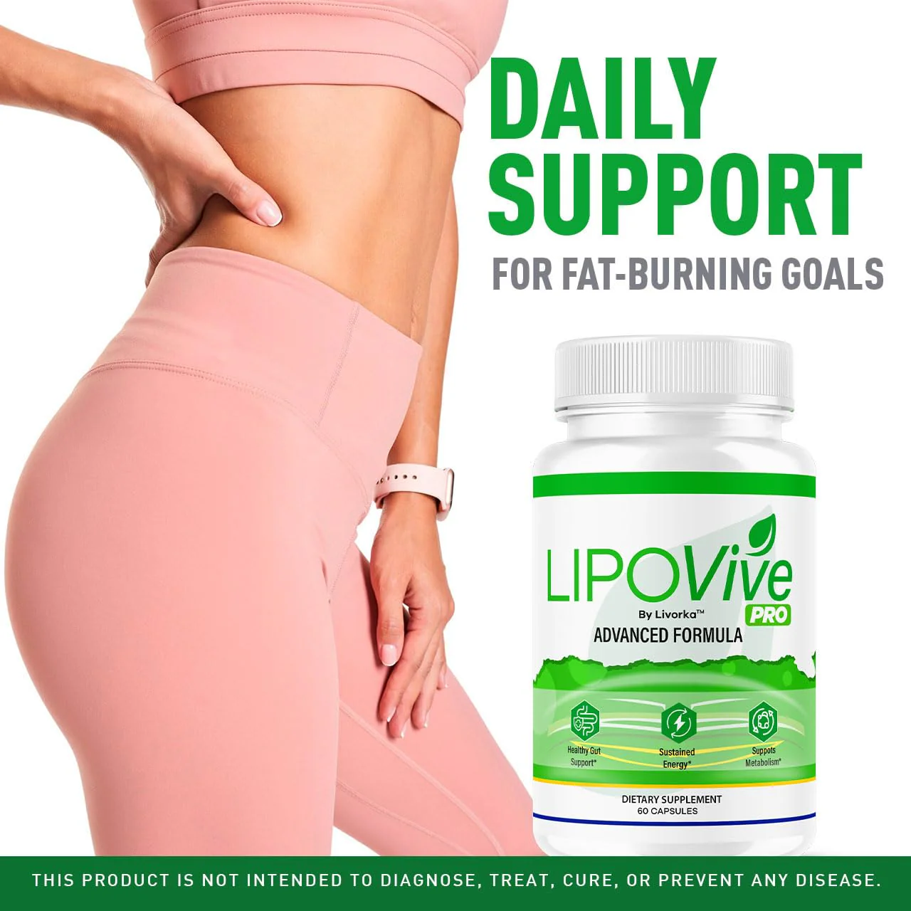 LipoVive Pro Capsule - Official LipoVive Pro Pills Advanced Formula Premium All Natural Supplement Support, LipoVive Pro Capsule for Overall Health & Wellness, 60 Capsules for 1 Month - Image 7