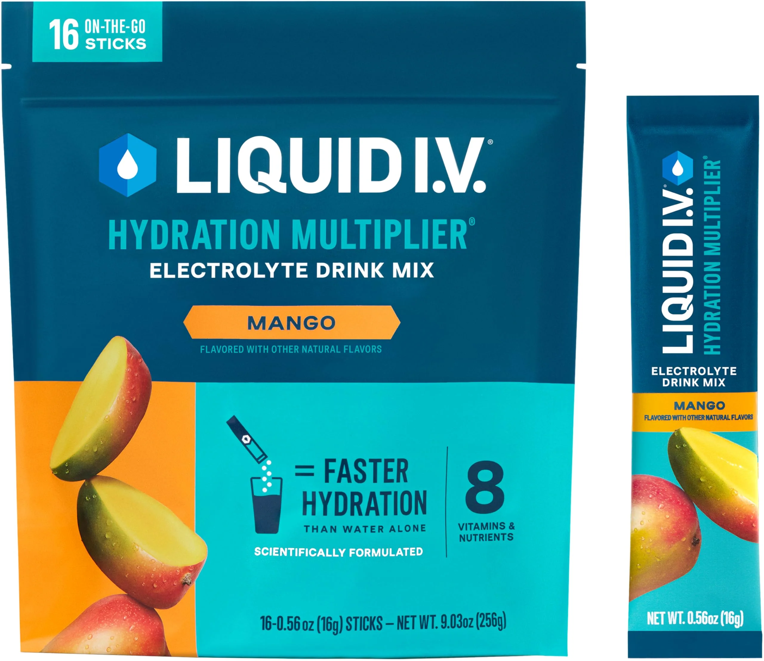 Liquid I.V.® Hydration Multiplier - Acai Berry | Electrolyte Powder Drink Mix | 1 Pack (16 Servings) - Image 17