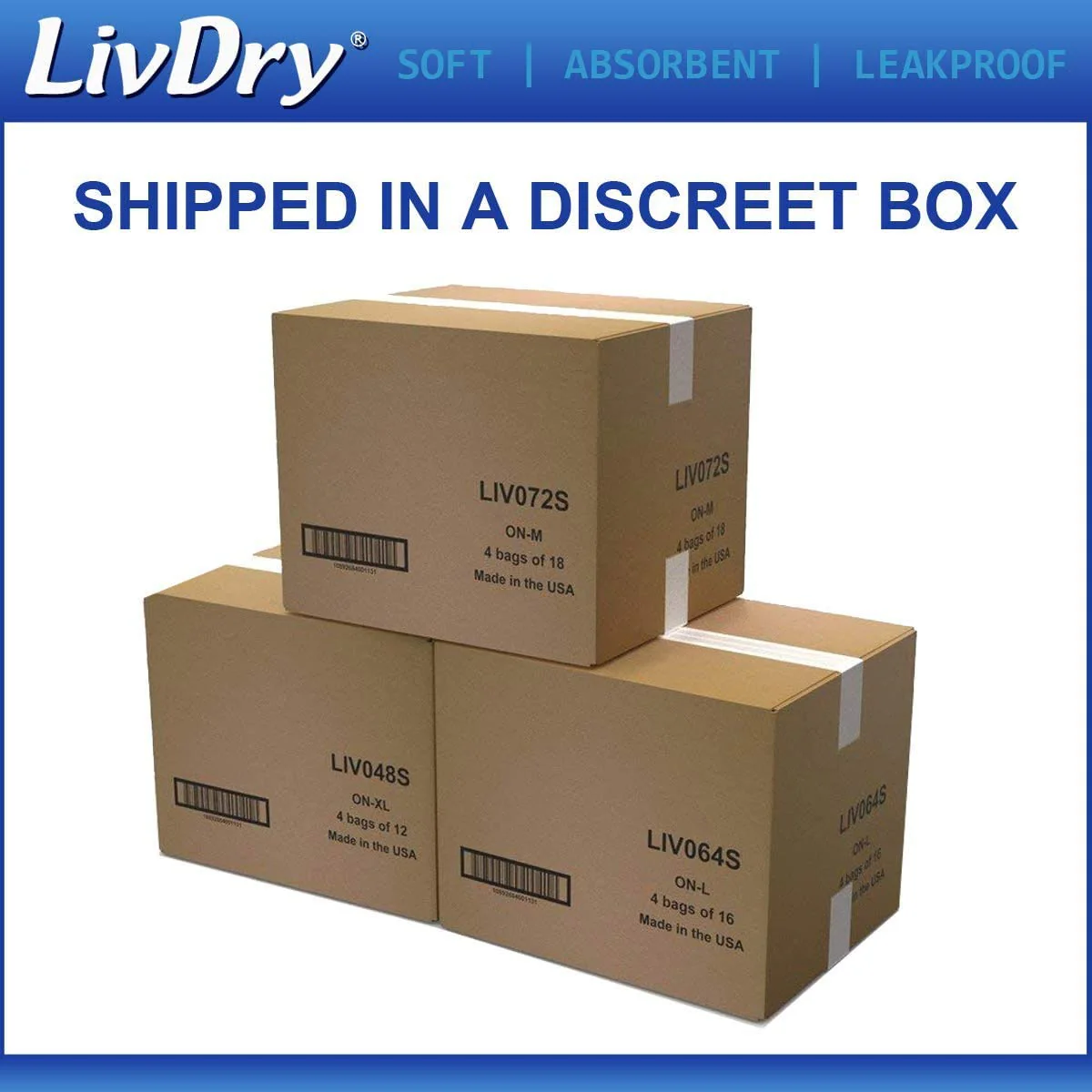 LivDry Adult Incontinence Underwear, Overnight Comfort Absorbency, Leak Protection (XXX-Large (40 Count)) - Image 3