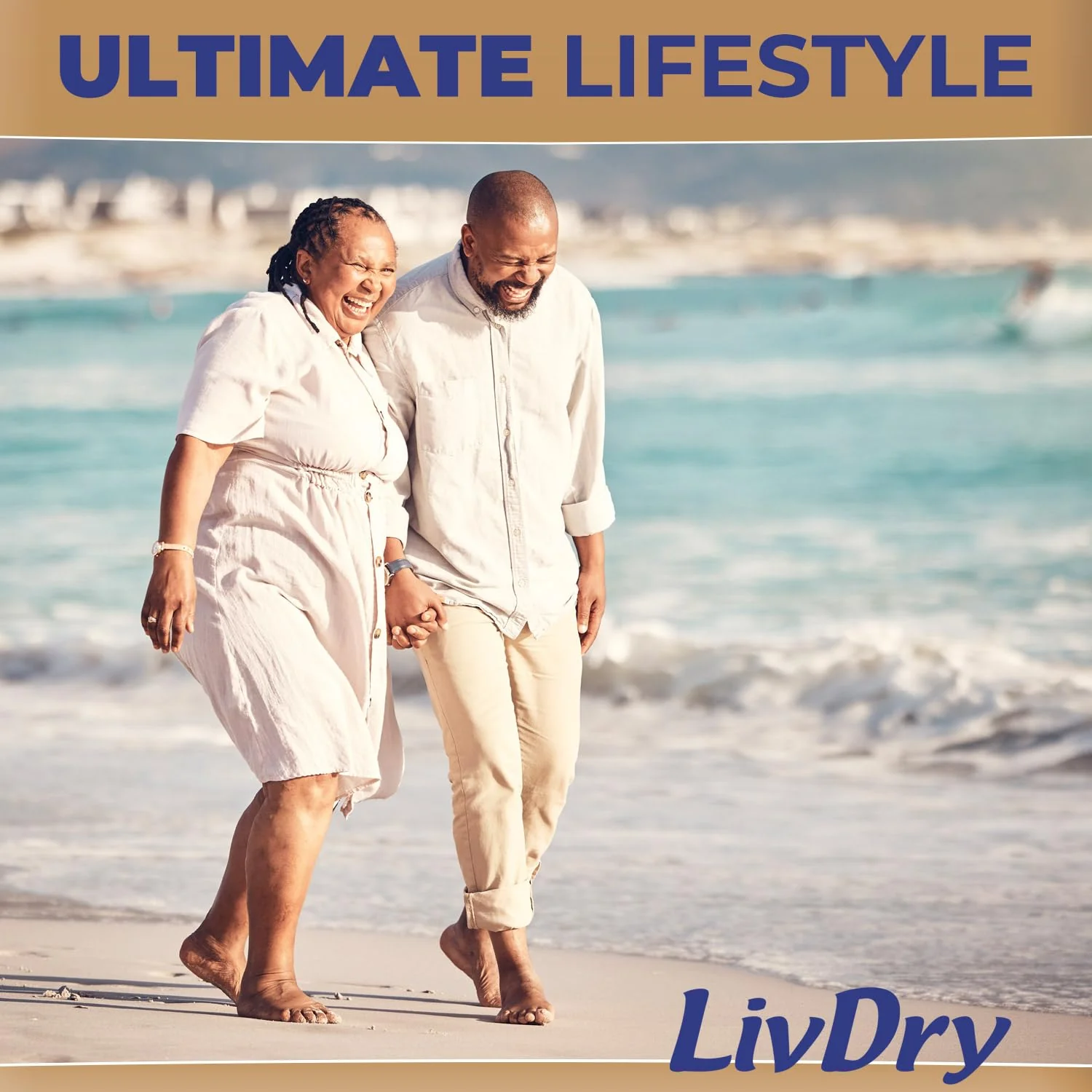 LivDry Large Ultimate Adult Incontinence Underwear, High Absorbency, Leak Cuff Protection, L, 60-Pack - Image 5