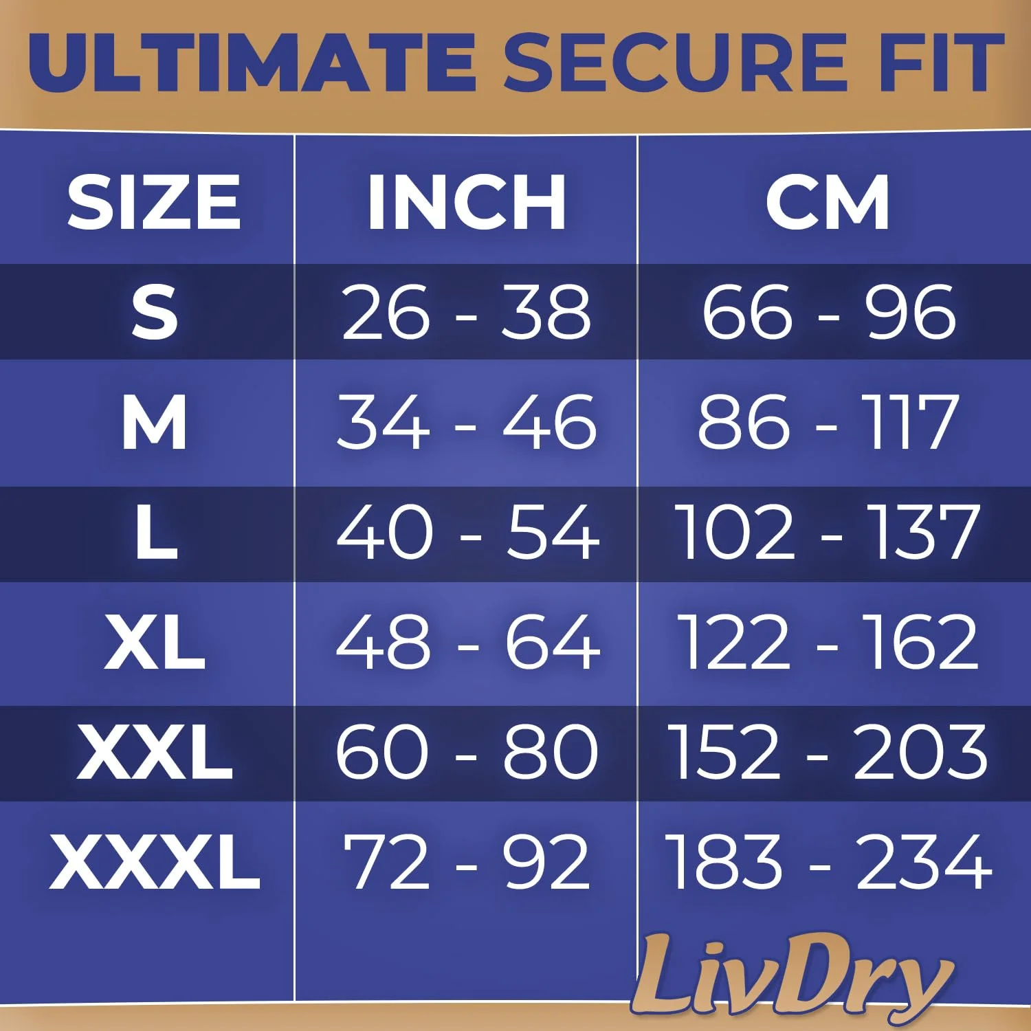 LivDry Large Ultimate Adult Incontinence Underwear, Max Absorbent Adult Diapers with Leak Protection, L, 15-Pack - Image 6