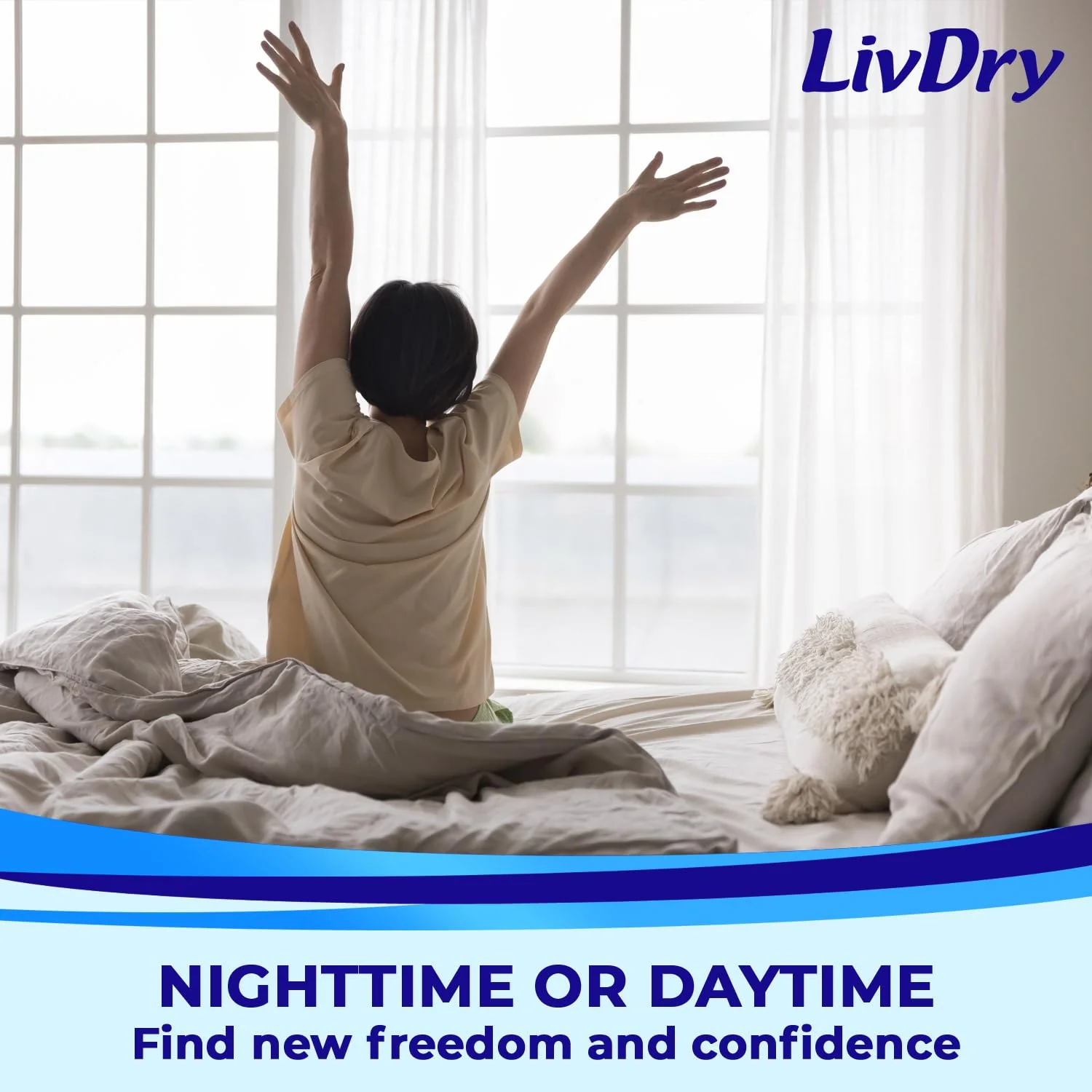 LivDry Overnight Protective Underwear XL Size Count: 48 - Image 5