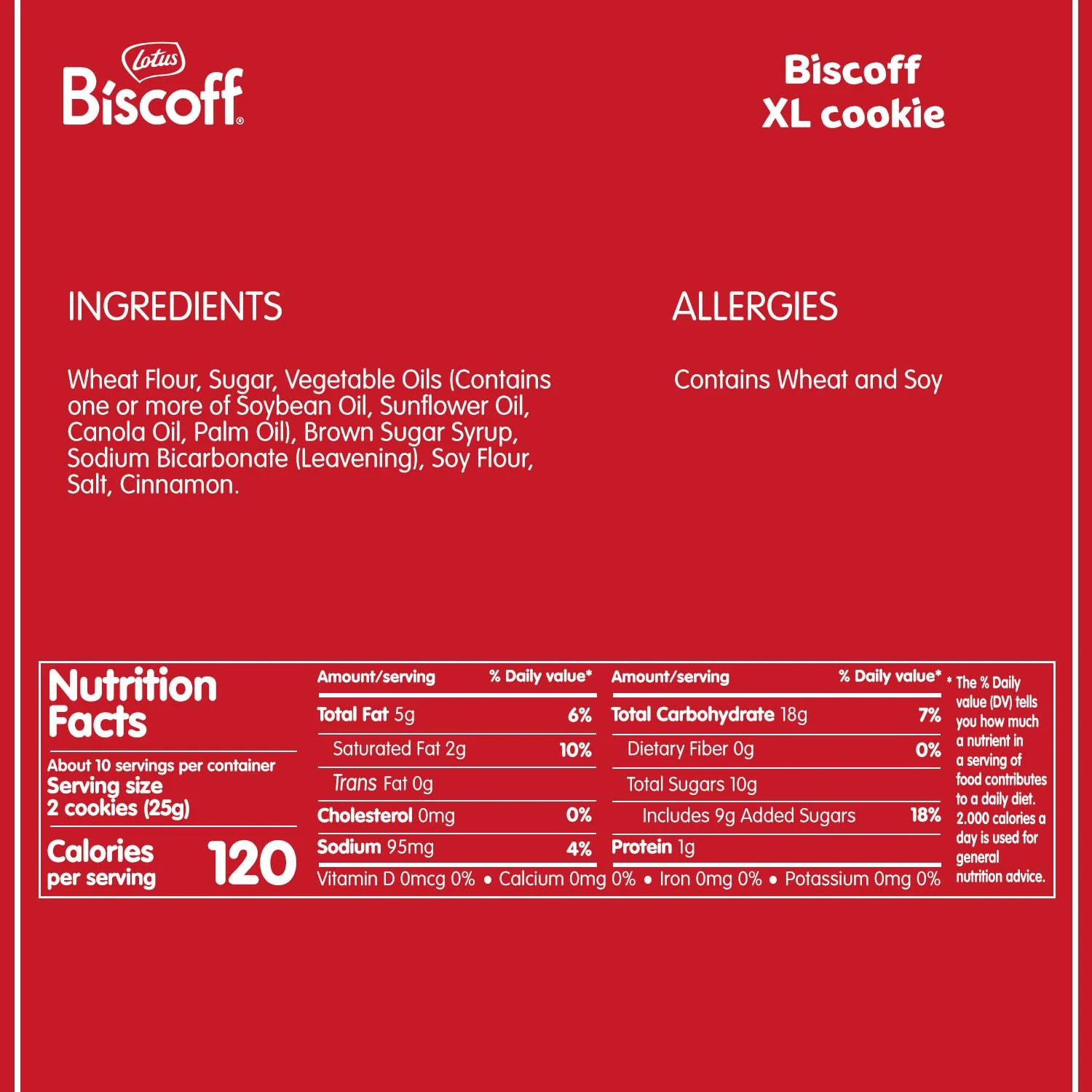 Lotus Biscoff Cookies, Caramelized Biscuit Cookie Snack, Dispenser Box (20 sleeves of 2 extra large cookies) Vegan, 0.9 Ounce (Pack of 20) - Image 6