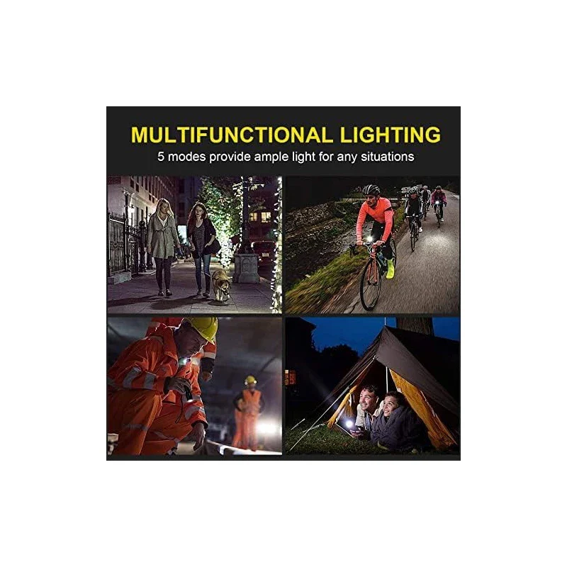 Lumitact G700 Led Torch Rechargeable Super Bright Led Tactical Flashlight 300000 Lumen Zoomable Handheld Torches for Camping Hiking Emergency - Image 4
