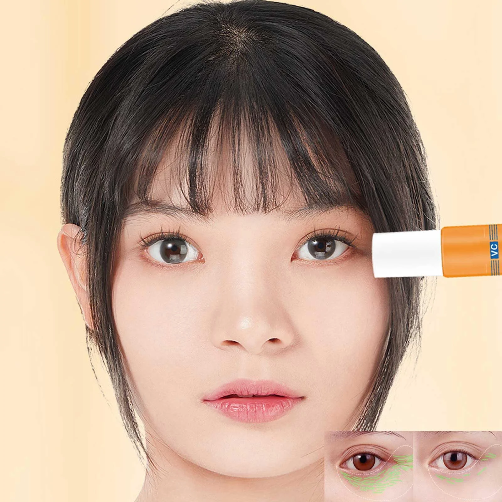 Lutein Eye Essence Oil, Lutein Eye Wrinkle Essence Oil, Vc Lutein Eye Essence Oil, Lutein Eye Oil, Lutein Eye Firming Serum, Reduces Fine Lines Under The Eyes (1pcs) - Image 4